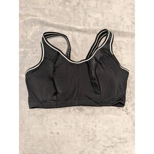 Lane Bryant Livi Active 38F Molded Underwire Sports Bra Black